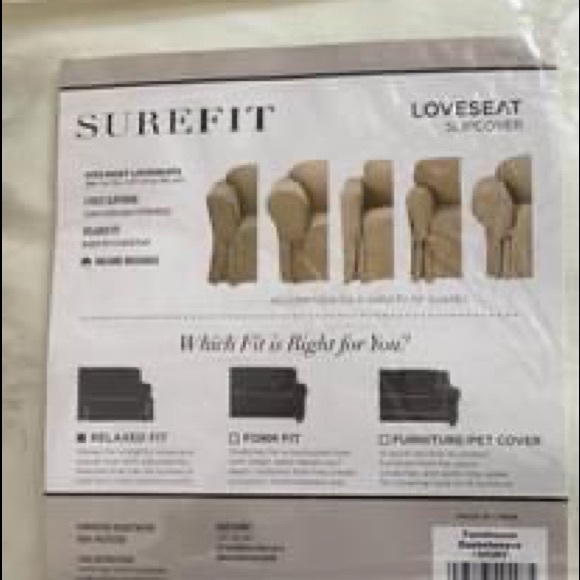 Slip cover for loveseat - Picture 2 of 2